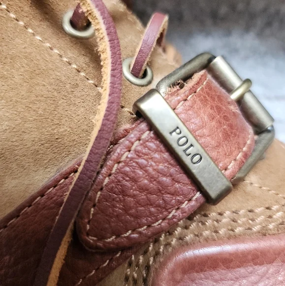 Polo Ralph Lauren Tan and Brown Rain Boots - Picture 3 of 8